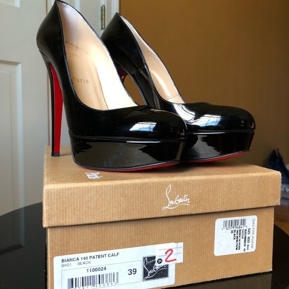 Christian Louboutin Patent Calfskin “Bianca” Pumps - Picture 3 of 8